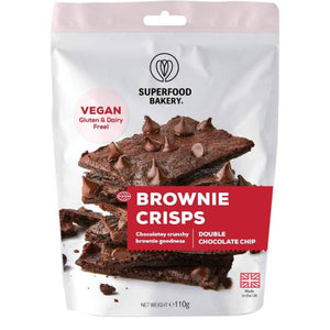 Supergood Bakery - Double Choc Chip Brownie Crisps, 110g