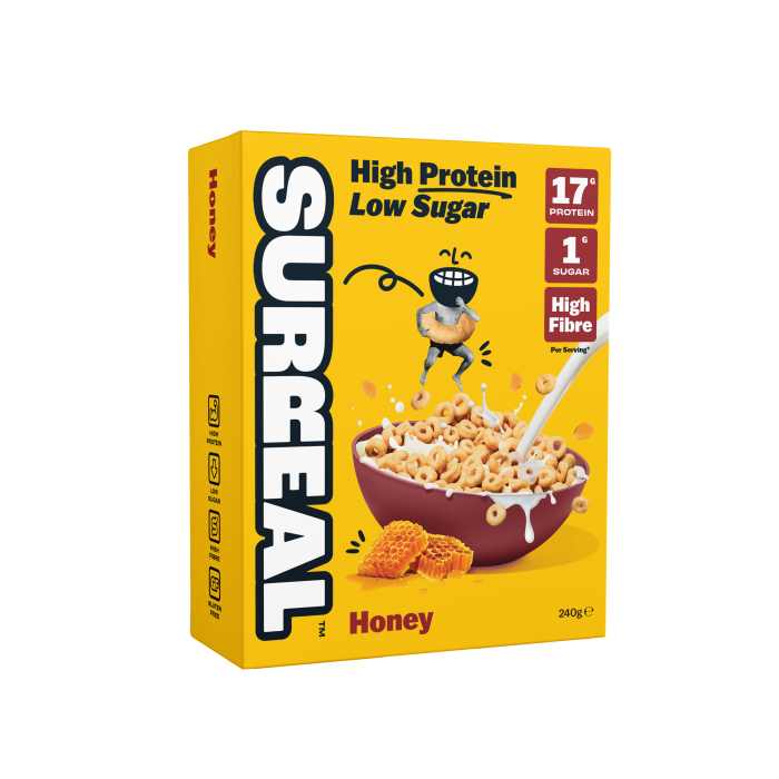 Surreal - Honey Crunch High Protein Cereal, 240g