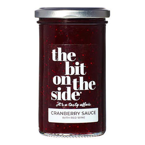 The Bit on the Side - Cranberry Sauce with Red Wine, 290g | Pack of 6