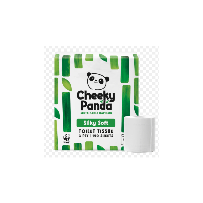 The Cheeky Panda - WWF Silky Soft Toilet Tissue, 9 Rolls