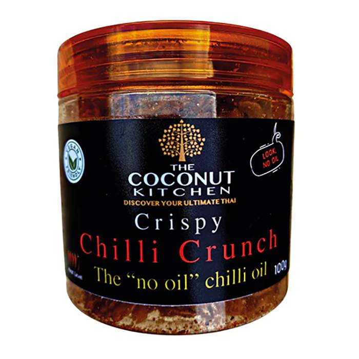 The Coconut Kitchen - Crispy Chilli Crunch, 100g  Pack of 6