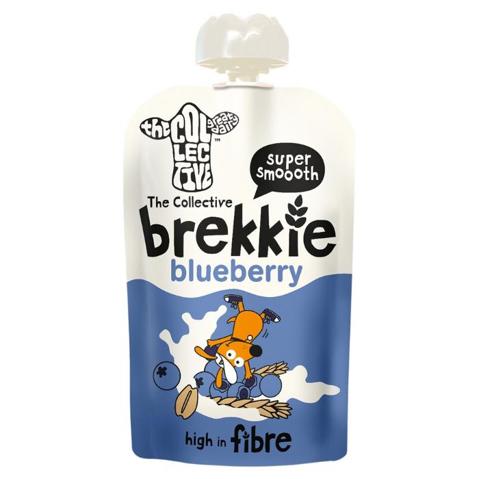 The Collective - Brekkie Fruit & Oat Kids Yoghurt Pouch Blueberry, 110g