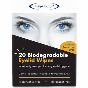 The Eye Doctor - Biodegrade Eyelid Wipes, 20 Wipes