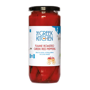 The Greek Kitchen - Flame Roasted Red Peppers, 360g - Pack of 6