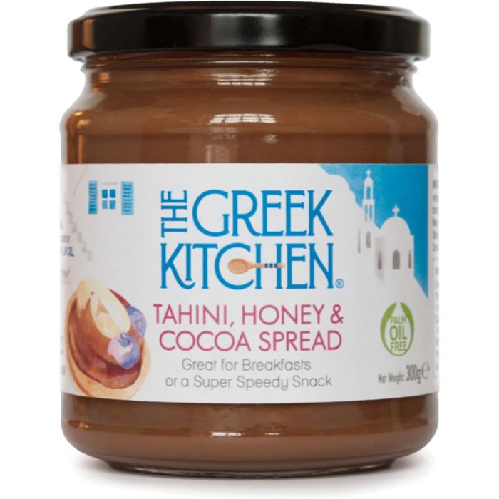 The Greek Kitchen - Tahini & Honey Spread with Cocoa, 300g  Pack of 6