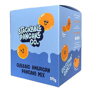 The Stackable Pancake Co. - Classic American Pancake Mix, 195g - Pack of 15