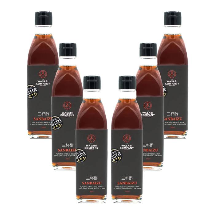 The Wasabi Company - Sanbaizu Vinegar, 300ml  Pack of 6