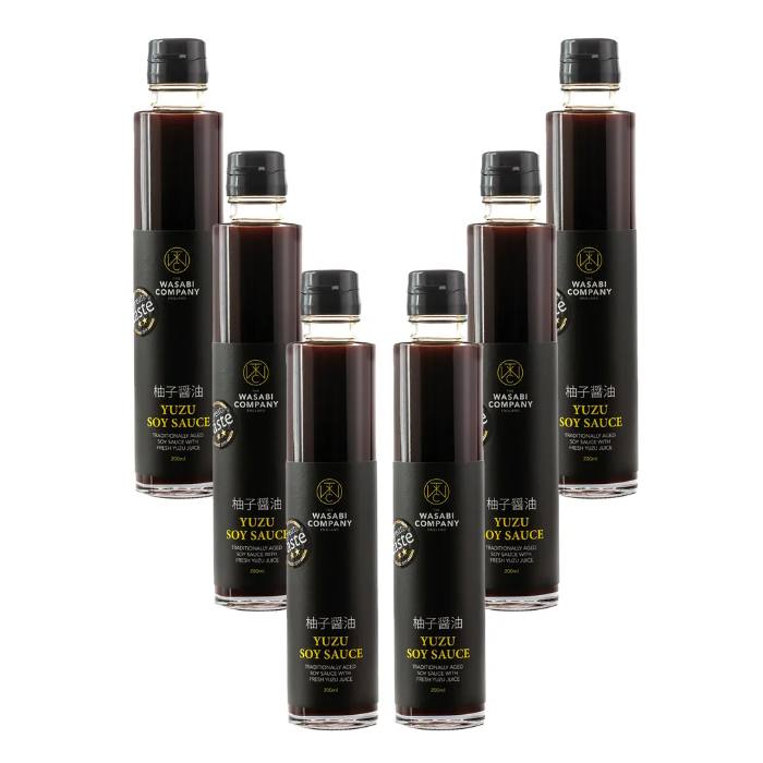 The Wasabi Company - Yuzu Soy Sauce, 200ml  Pack of 6