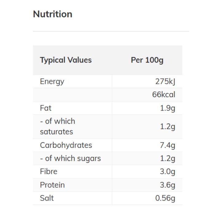 Tideford Organics - Organic Soups Lentil and spinach Dahl Soup Pack of 6, 600g - Back