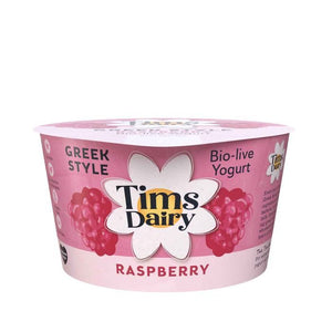 Tims Dairy - Greek Yoghurt and Raspberry | Pack of 6 | Multiple Sizes