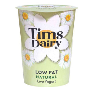 Tims Dairy - Low Fat Natural Yogurt, 500g | Pack of 6