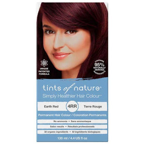 Tints Of Nature - 4RR Earth Red Permanent Hair Dye, 130ml