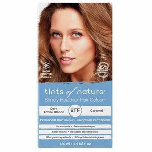 Tints Of Nature - 6TF Dark Toffee Blonde Permanent Hair Dye, 130ml