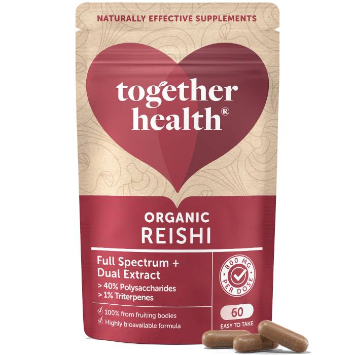 Together Health - Organic Reishi Mushroom, 60 Capsules