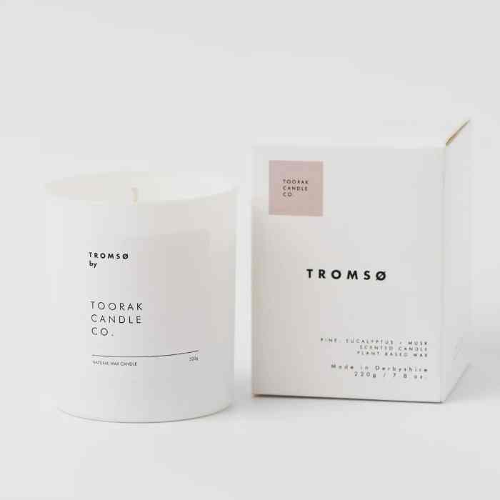 Toorak Candle Co - Tromsø Natural Wax Candle, 220g