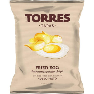 Torres - Fried Egg Flavoured Crisps, 125g | Pack of 17