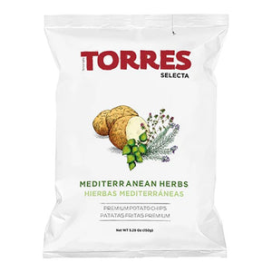 Torres - Mediterranean Herbs Crisps, 150g | Pack of 15