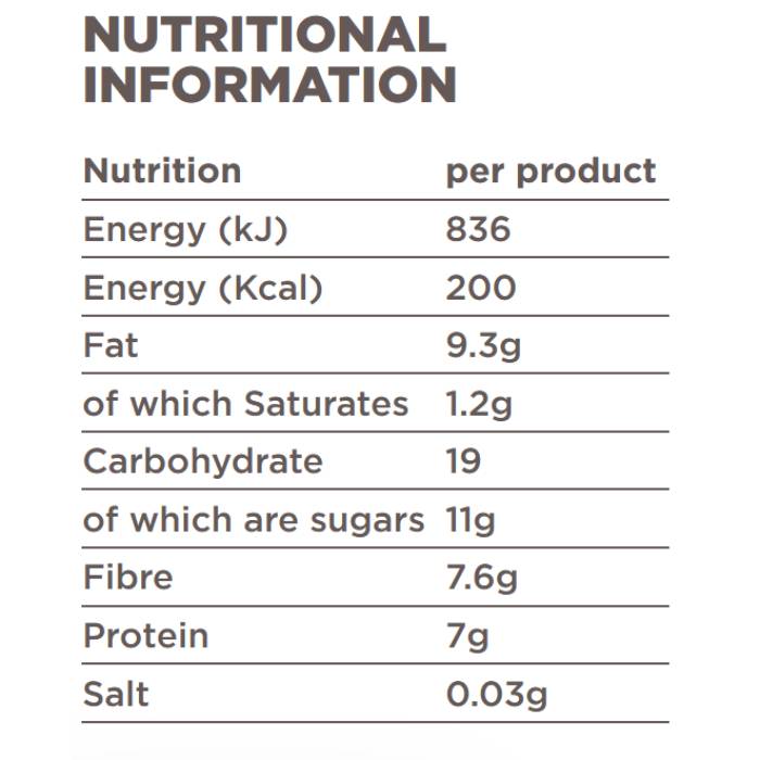 Tribe - Protein Flapjacks Lemon Drizzle, 50g - Back