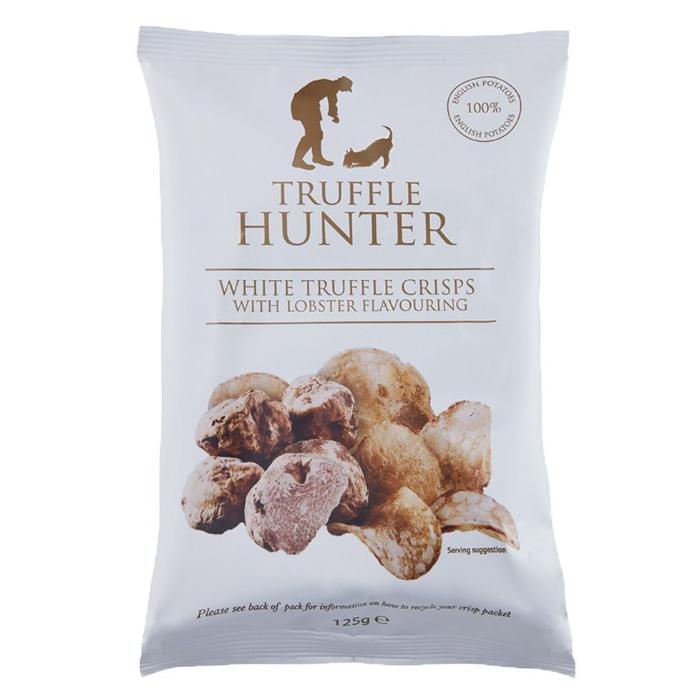 Truffle Hunter - White Truffle & Lobster Crisps Bag, 125g - Pack of 12