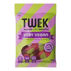 Tweek Sweets with Benefits - Vegan Sweets, 80g | Pack of 15 | Multiple Flavours