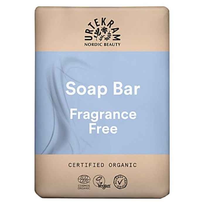 Urtekram - Fragrance Free Bar Soap, 100g  Pack of 12