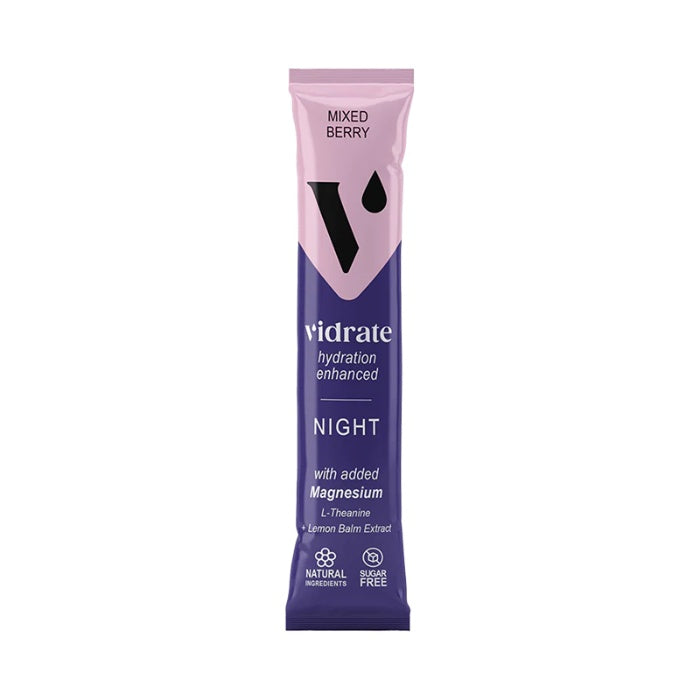 ViDrate - Night Time (Mixed Berry) Shelf Ready Display Unit, 10x3g