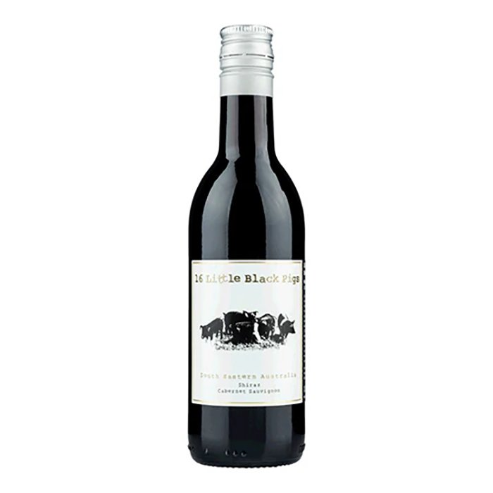 Virgin Wines - 16 Little Black Pigs Shiraz, 187ml  Pack of 24