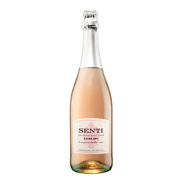 Virgin Wines - Senti Prosecco Rose Extra Dry, 75cl  Pack of 6