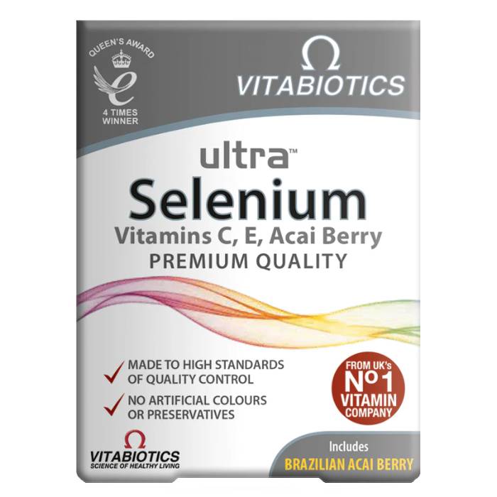 Vitabiotics - 2x Vitabiotics Ultra Selenium Premium Quality Vitamins, 30 Tabs