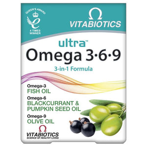 Vitabiotics - Ultra Omega 3 6 9, 60 Capsules