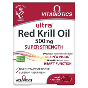Vitabiotics - Ultra Red Krill Oil, 30 Caps