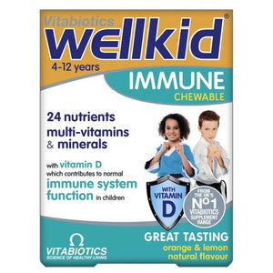 Vitabiotics - Wellkid Immune Chewable, 30 Tabs