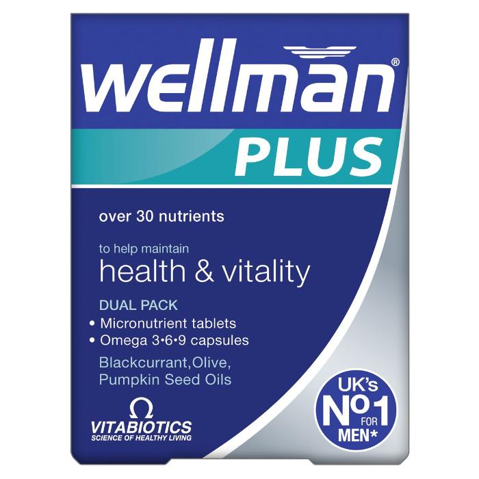 Vitabiotics - Wellman Plus Omega-3 6 9, 56 Tabs