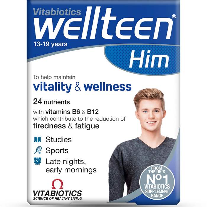 Vitabiotics - Wellteen Him, 30 Tabs