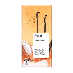 Vivani - White Vanilla Vivani Organic, 80g | Pack of 10