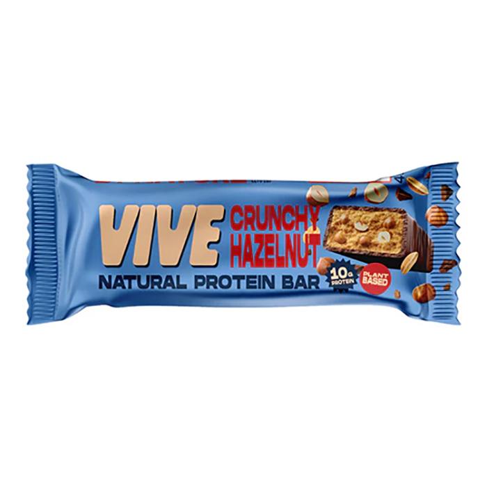 Vive - Hazelnut Supercharged Chocolate Bar, 45g - Pack of 12