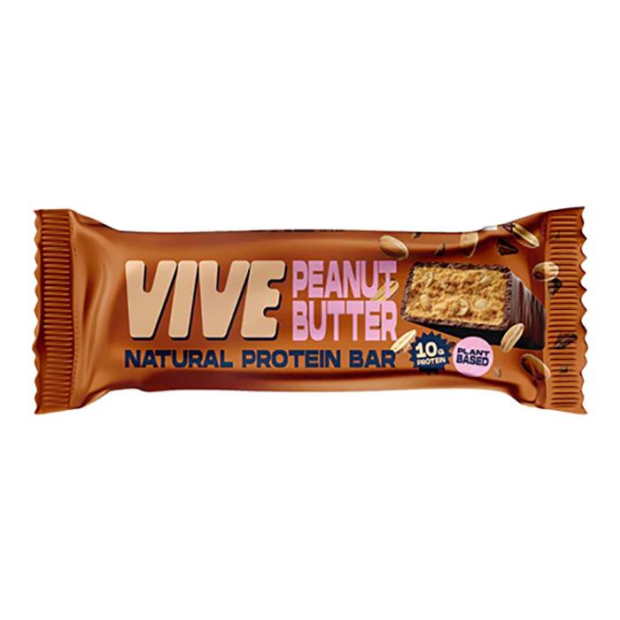 Vive - Peanut Butter Supercharged Chocolate Bar, 45g - Pack of 12