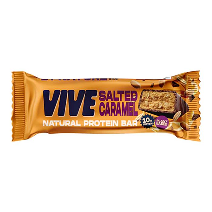 Vive - Salted Caramel Supercharged Chocolate Bar, 45g - Pack of 12