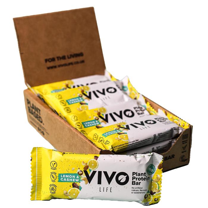 Vivolife - Plant Protein Bar Lemon & Cashew, 65g