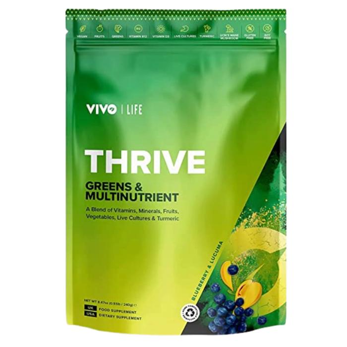 Vivolife - Thrive Greens & Multinutrient Blueberry & Lucuma, 240g