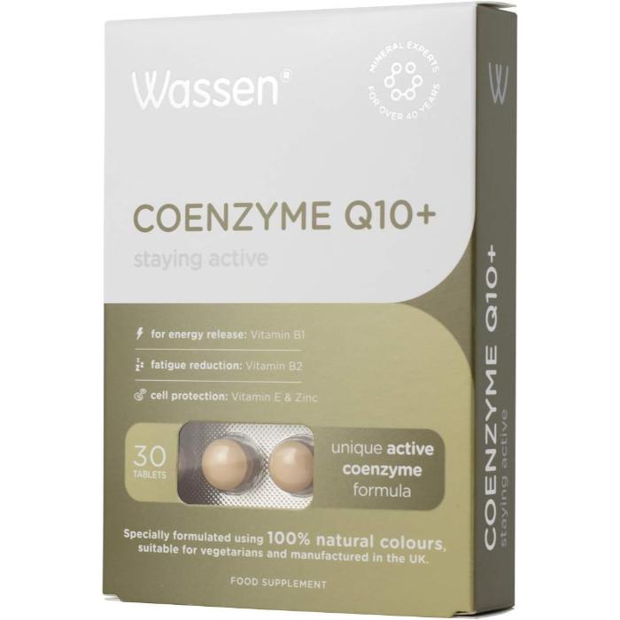 Wassen International - Coenzyme Q10 + Vit E, 30 Tabs