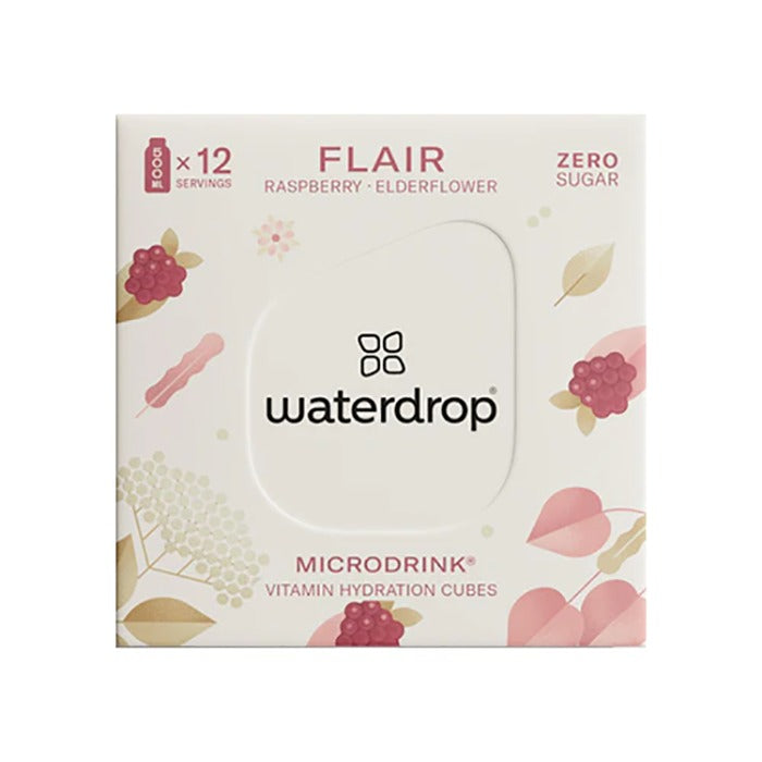 Waterdrop - Flair Microdrink Sachets, 12 Sachets - Pack of 6