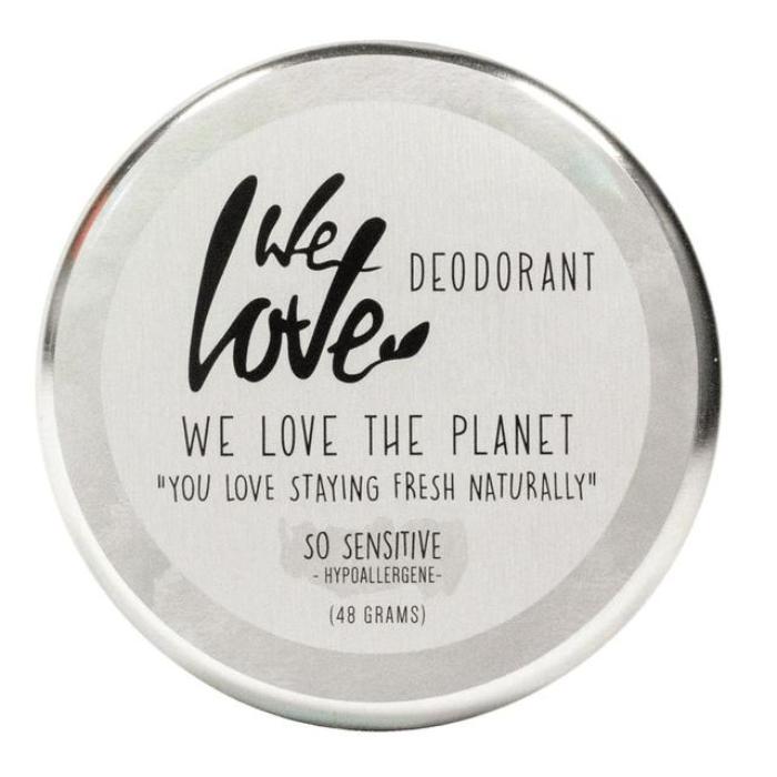 We Love The Planet - Natural Deodorant Cream Tins So Sensitive Tin, 48g