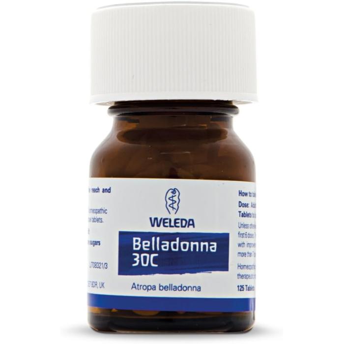 Weleda - 30 Pot. Belladonna, 125 Tabs