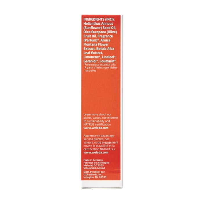 Weleda - Arnica Massage Oil, 100ml - back