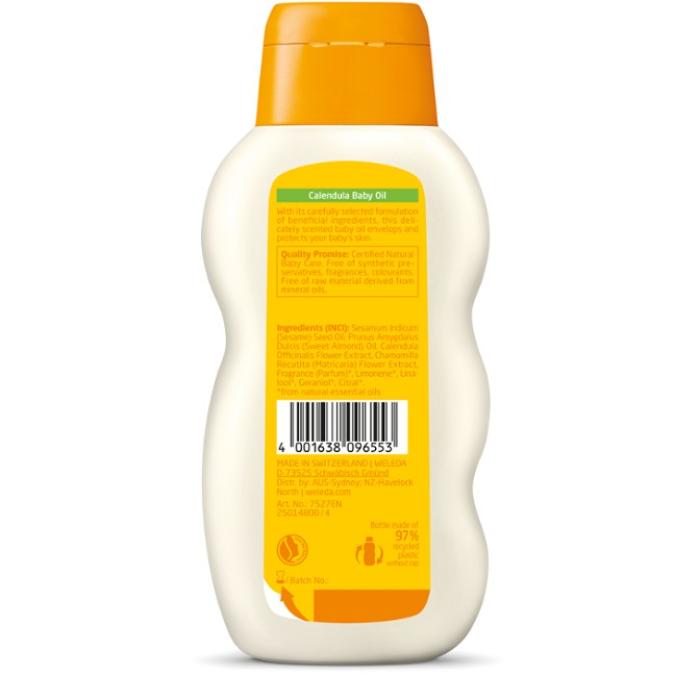 Weleda - Baby Calendula Oil, 200ml - back