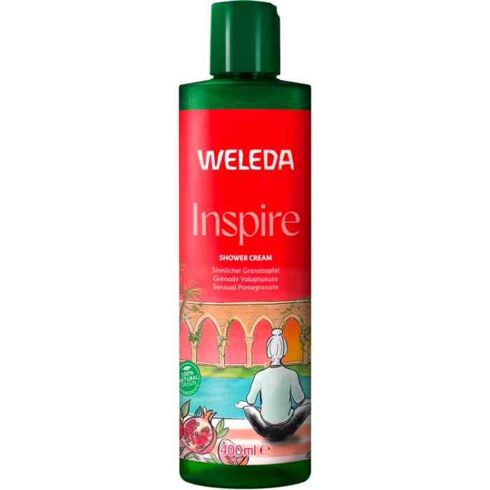 Weleda - Inspire Shower Cream Pomegranate, 400ml