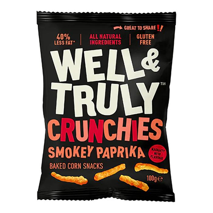 Well&Truly - Crunchy Smokey Paprika, 100g - Pack of 14