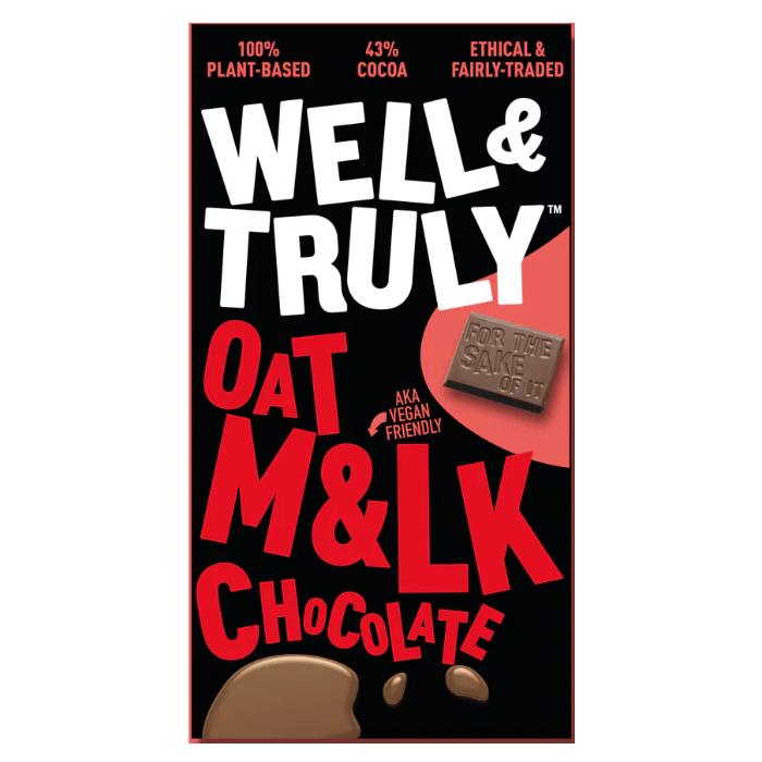 Well&Truly - Oat Milk Chocolate, 90g - Pack of 10