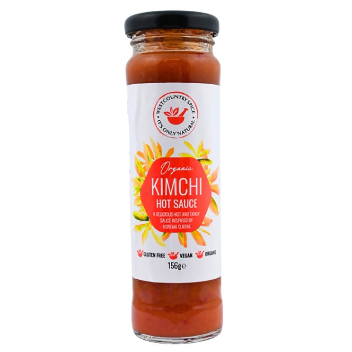 Westcountry Spice - Organic Kimchi Hot Sauce, 156g  Pack of 6